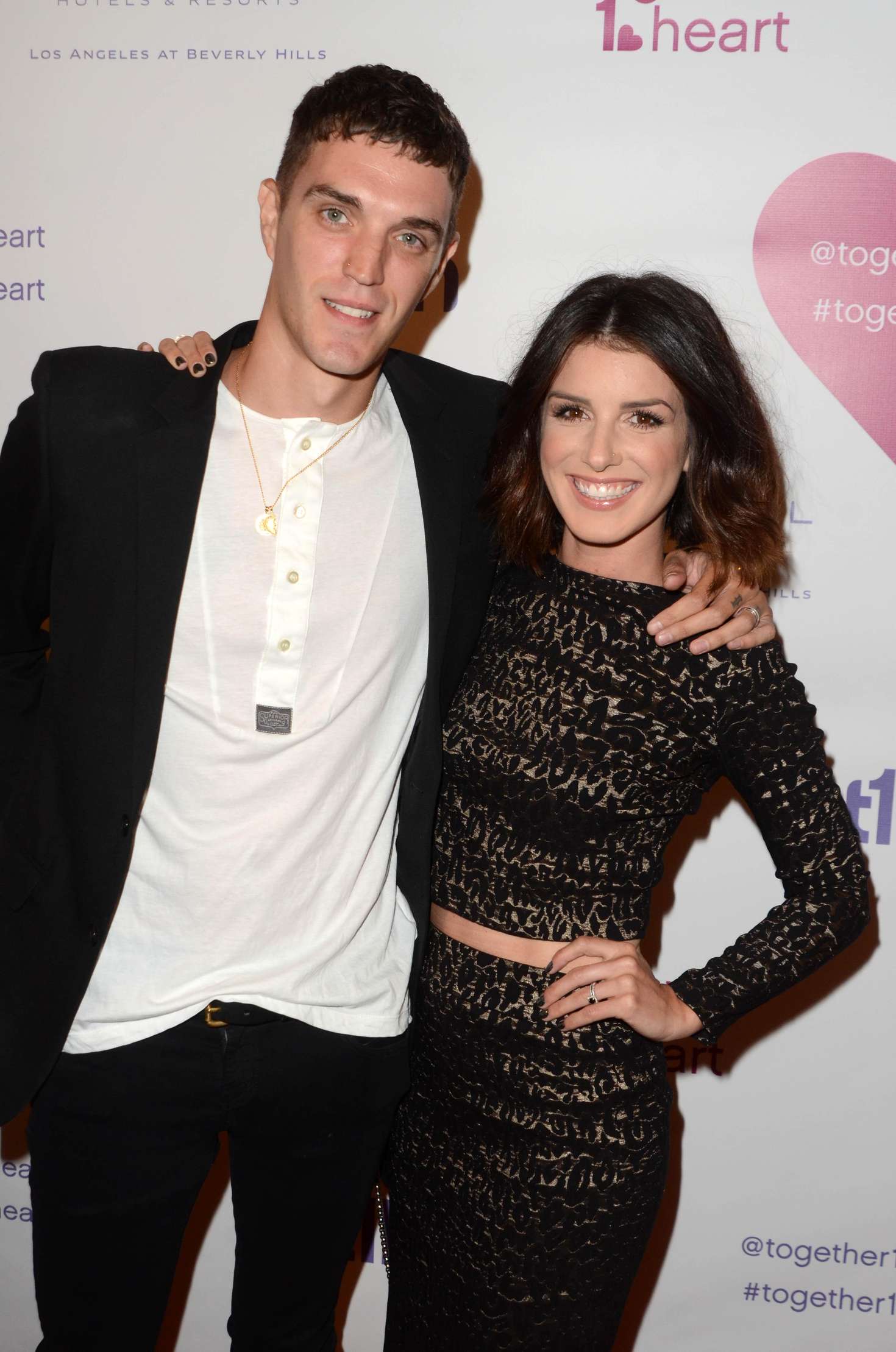 Shenae Grimes together 1 heart Launch Party 03