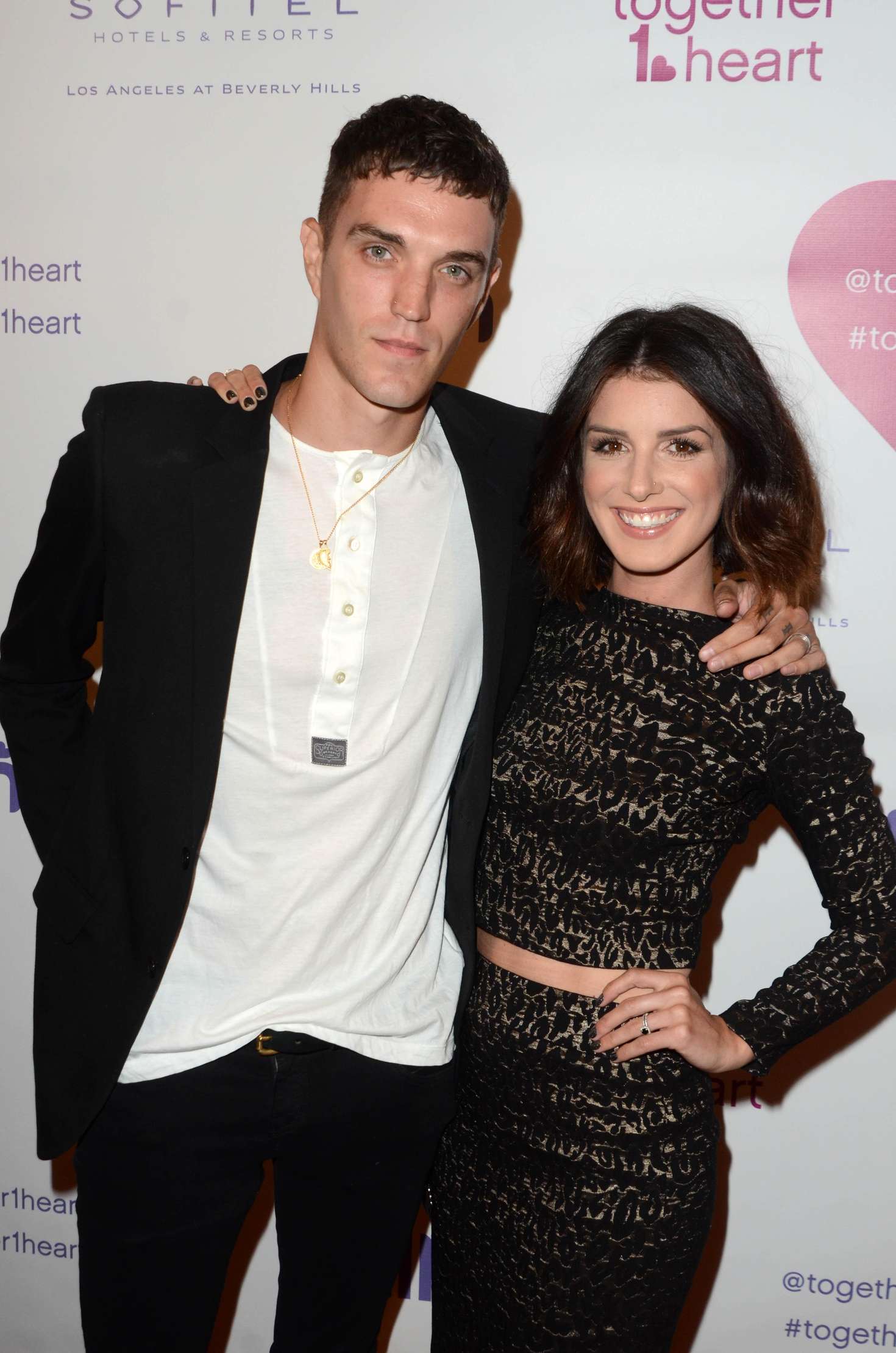 Shenae Grimes together 1 heart Launch Party 06