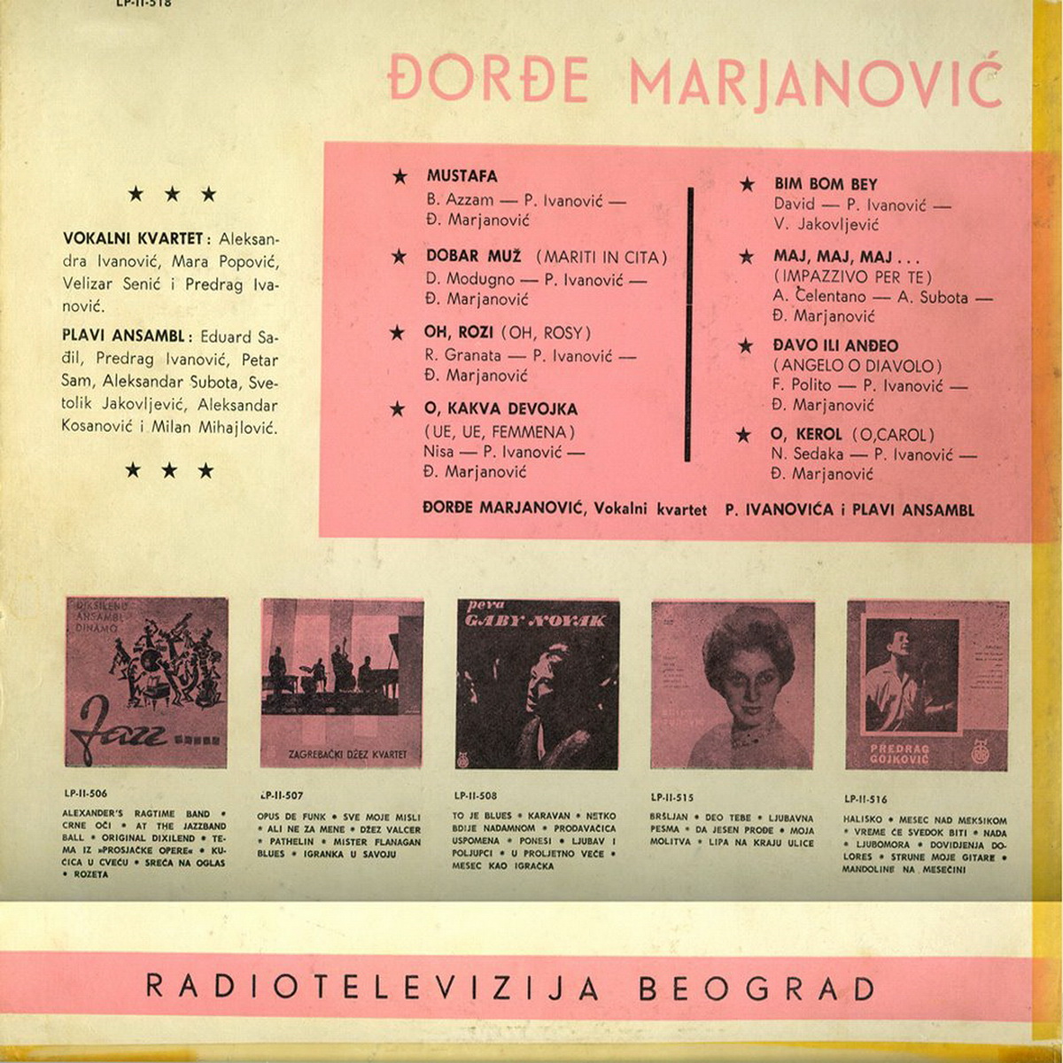 Djordje Marjanovic 1961 Mustafa b